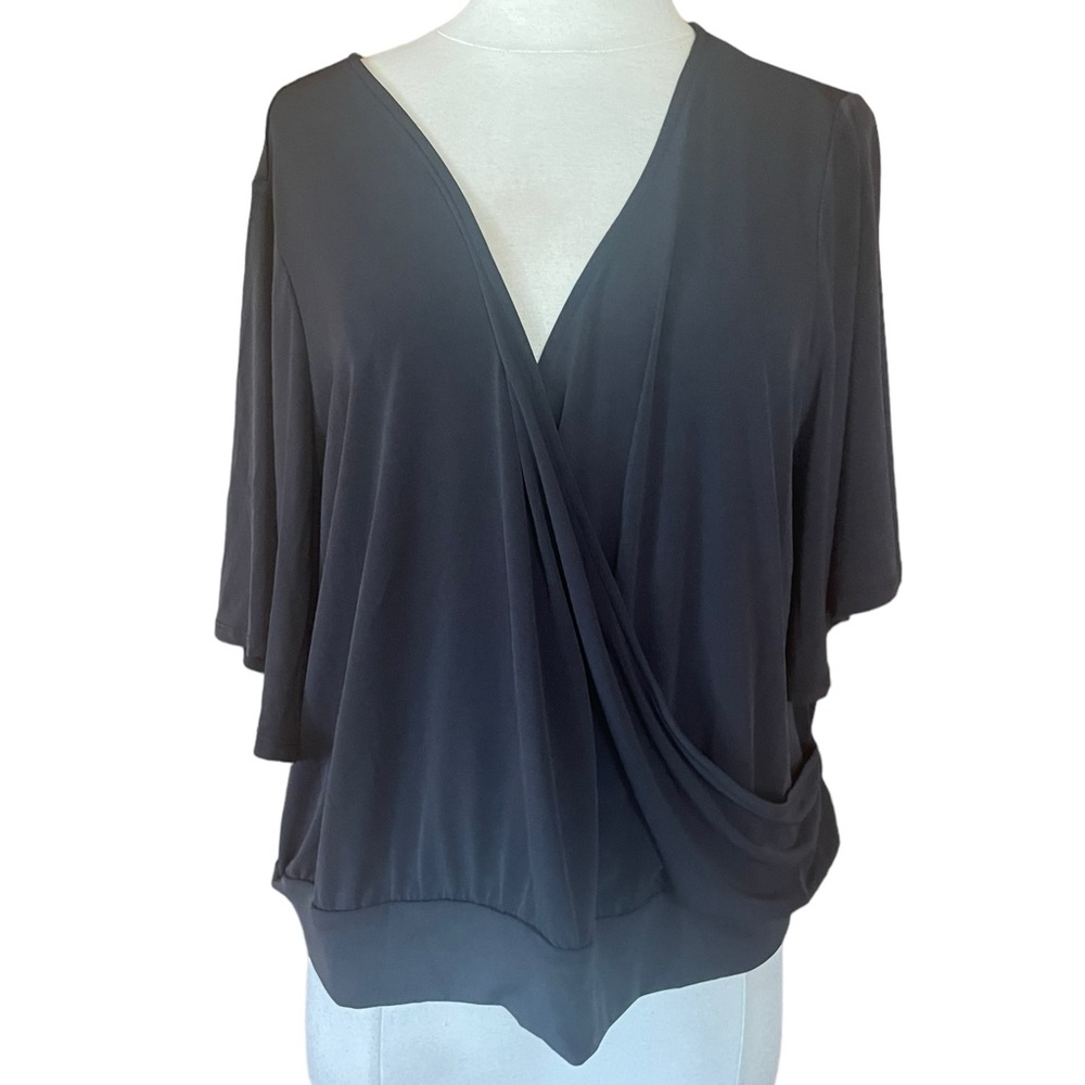 NWOT G by Giuliana Wrap Bell Sleeve Blouse